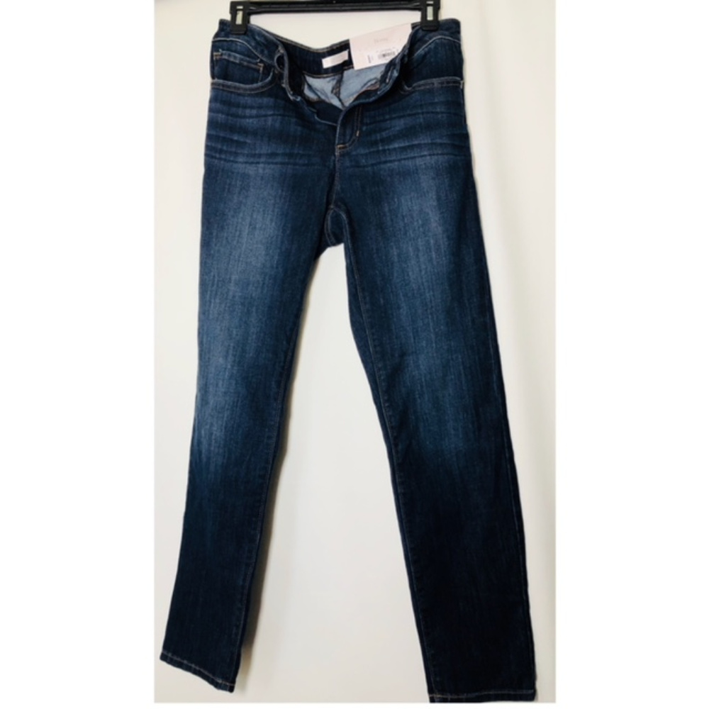 SOLD LC Lauren Conrad Skinny Jeans Dark Wash Sz 8 - Picture 2 of 8